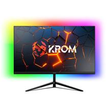Monitor Gamer Krom 23.8' Full HD, 200Hz, 1ms, HDMI e DisplayPort, HDR 10, G-Sync - NXKROMKERTZ24