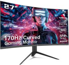 Monitor Gamer KTC 27" Curvo 1440P 170Hz - FreeSync/G-Sync