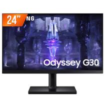 Monitor Gamer LED 24" Full HD Samsung Odyssey G30 LS24BG300ELMZD 144Hz 1ms AMD FreesSync 1 HDMI 1 DP