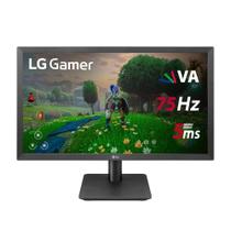 Monitor Gamer LG 21.5", Full HD, 75Hz, HDMI, FreeSync, VESA, Preto - 22MP410-B