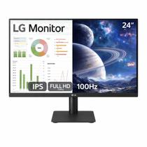 Monitor Gamer LG 24" FHD 100Hz 5ms Painel IPS HDMI Preto Monitor Gamer LG 24" FHD 100Hz 5ms Painel IPS HDMI Preto