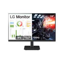Monitor Gamer LG 24" FHD, IPS, 100Hz, HDMI, Anti-Reflexo, Preto - 24MS500-B