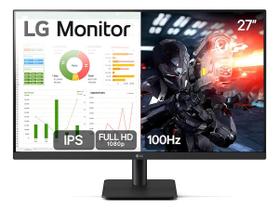 Monitor Gamer LG 27 100hz 5ms Full Hd Ips 27ms500 Cor Preto