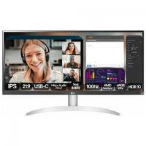 Monitor Gamer LG 29 Pol, UltraWide, IPS, Full HD, 100Hz, 1Ms, sRGB 99%, HDR10, FreeSync, USB-C/DP/HDMI, Branco, 29WQ600B-W.AWZM Monitor Gamer LG 29 Pol, UltraWide, IPS, Full HD, 100Hz, 1Ms, sRGB 99%, HDR10, FreeSync, USB-C/DP/HDMI, Branco, 29WQ600B-W.AWZM