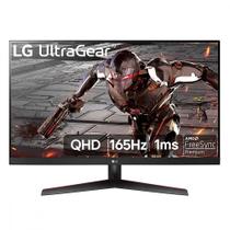 Monitor Gamer LG 31,5 QHD 165Hz 1ms HDR10 HDMI AMD FreeSync Premium