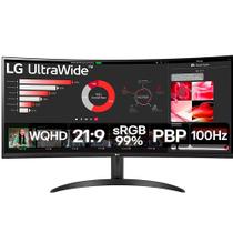 Monitor Gamer LG 34 UltraWide WQHD 100Hz 5ms HDMI IPS HDR10 Freesync