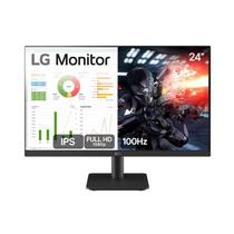 Monitor Gamer LG LED 24 IPS FHD 100Hz 24MS500B Preto