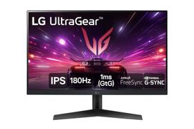 Monitor Gamer LG UltraGear 24” IPS, 180Hz, 1ms (GtG) NVIDIA G-SYNC , AMD FreeSync, HDR10, sRGB 99% - 24GS60F-B Monitor Gamer LG UltraGear 24” IPS, 180Hz, 1ms (GtG) NVIDIA G-SYNC , AMD FreeSync, HDR10, sRGB 99% - 24GS60F-B