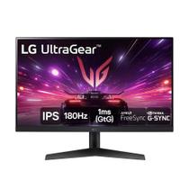 Monitor Gamer LG UltraGear 24GS60F-B, 24", FullHD, IPS, 180Hz, 1ms, HDR10 - 24GS60F-B.AWZM