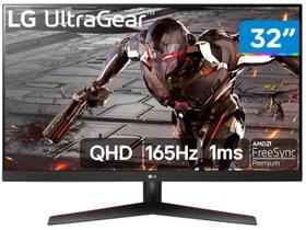 Monitor Gamer LG UltraGear 31,5'' QHD 2560x1440 165Hz 1ms (MBR) HDR10 HDMI AMD FreeSync 32GN600-B
