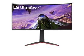 Monitor Gamer LG UltraGear Curvo 34” WQHD UltraWide 3440x1440 160Hz 1ms (MBR) HDR10 AMD FreeSync HDMI 34GP63A-B