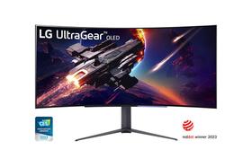 Monitor Gamer LG UltraGear OLED Curvo Tela OLED de 45” (21:9), WQHD (3440 x 1440), 240Hz, 0,03ms (GtG), HDMI, DisplayPort, AMD FreeSync Premium, NVI