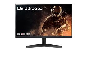Monitor Gamer LG UltraGear Tela IPS de 24", Full HD (1920 x 1080), 144Hz, 1ms (GtG), HDMI, DisplayPort, HDR10, AMD FreeSync -- 24GN60R
