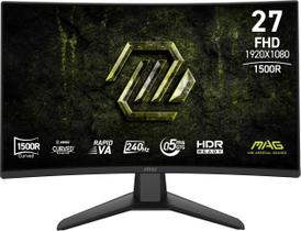 Monitor Gamer MSI MAG 274CF X24 27" FHD 240Hz HDR
