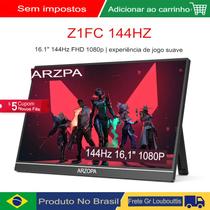 Monitor Gamer Portátil 16.1" 144Hz IPS 1080P 100% sRGB FHD HDR Para Notebook, PC, Consoles Arzopa Z1FC