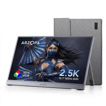 Monitor Gamer Portátil Arzopa Z3FC 16.1 2.5K QHD 180Hz IPS HDR USB-C Mini HDMI Monitor Gamer Portátil Arzopa Z3FC 16.1 2.5K QHD 180Hz IPS HDR USB-C Mini HDMI