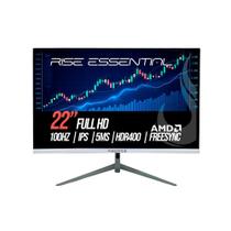 Monitor Gamer Rise Mode Essential 22", FHD, 100Hz, 5ms, VA, FreeSync, HDR 400, HDMI e VGA, sRGB 99%, Branco - RM-MOG-22F100FH-W