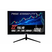 Monitor Gamer Rise Mode Essential 22", FHD, 100Hz, 5ms, VA, FreeSync, HDR 400, HDMI e VGA, sRGB 99%, Preto - RM-MOG-22F100FH-B Monitor Gamer Rise Mode Essential 22", FHD, 100Hz, 5ms, VA, FreeSync, HDR 400, HDMI e VGA, sRGB 99%, Preto - RM-MOG-22F100FH-B