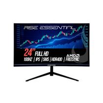 Monitor Gamer Rise Mode Essential 24", FHD, 100Hz, 5ms, IPS, FreeSync, HDR 400, HDMI e VGA, sRGB 99%, Preto - RM-MOG-24F100FH-B Monitor Gamer Rise Mode Essential 24", FHD, 100Hz, 5ms, IPS, FreeSync, HDR 400, HDMI e VGA, sRGB 99%, Preto - RM-MOG-24F100FH-B