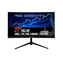 Monitor Gamer Rise Mode Essential 27", FHD, 100Hz, 5ms, IPS, FreeSync, HDR 400, HDMI e VGA, sRGB 99%, Preto - RM-MOG-27F100FH-B Monitor Gamer Rise Mode Essential 27", FHD, 100Hz, 5ms, IPS, FreeSync, HDR 400, HDMI e VGA, sRGB 99%, Preto - RM-MOG-27F100FH-B