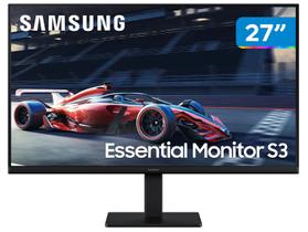 Monitor Gamer Samsung 27" FHD, 100 Hz, HDMI, VGA, Preto, S3