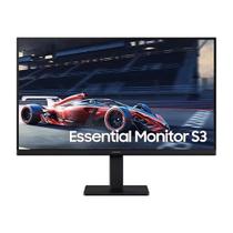 Monitor Gamer Samsung Essential S3 24, FHD, 100Hz, 5ms, IPS, HDMI e VGA, Preto LS24D300GALMZD