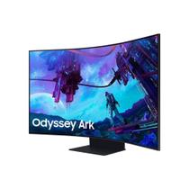 Monitor Gamer Samsung Odyssey Ark 55 Curvo 4K, 165Hz, 1ms, HDMI, Display Port e USB, Som Integrado