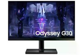 Monitor Gamer Samsung Odyssey G3 24" LED, Full HD, 144H, 1ms, HDMI, DisplayPort, FreeSync Premium, VESA - LS24BG300ELMZD