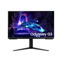 Monitor Gamer Samsung Odyssey G3 27” FHD, Tela Plana, Painel VA, 180Hz, 1ms, HAS, HDMI, DP, FreeSync