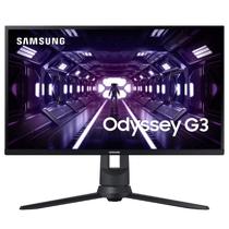 Monitor Gamer Samsung Odyssey G30, 24 Full HD, 144Hz, 1ms, FreeSync Premium, HDMI/Displayport, Ajuste de altura, Preto LS24BG300ELMZD