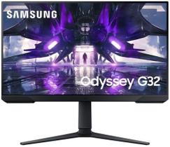 Monitor Gamer Samsung Odyssey G32 27" FHD, Tela Plana, 165Hz, 1ms, HDMI, FreeSync Premium - Preto