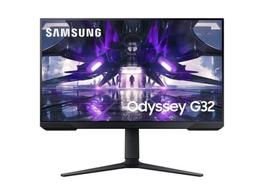 Monitor Gamer Samsung Odyssey G32 27" LED Full HD, 165 Hz, 1ms, HDMI/DisplayPort, FreeSync Premium, Ajuste de Altura, Preto - LS27AG320NLXZD