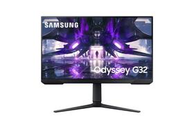 Monitor Gamer Samsung Odyssey G32A 27'' Preto LS27AG320NLXZD, FHD, 165Hz, 1ms, com ajuste de altura, HDMI, DP, Freesync