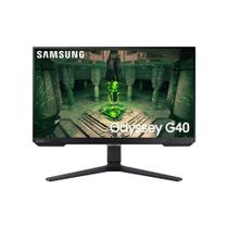 Monitor Gamer Samsung Odyssey G40 27", 240 Hz, 1ms, ajuste de altura, Gsync, Freesync,HDMI, DP, FHD, Preto
