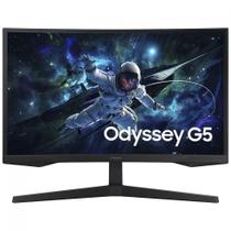Monitor Gamer Samsung Odyssey G5, 27 Pol, VA, Curvo, QHD, 1ms, 165Hz, LS27CG552ELMZD