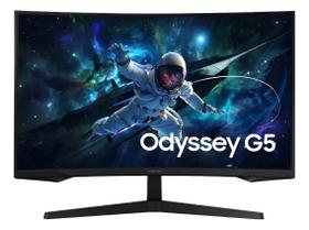 Monitor Gamer Samsung Odyssey G5 32" Qhd 165hz 1ms Hdmi Displayport Amd Freesync Preto