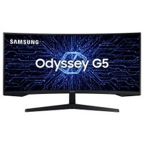 Monitor Gamer Samsung Odyssey G5 34' VA, Curvo, Wide, 165 Hz, 2K QHD, 1ms, FreeSync Premium, HDR10, HDMI/DisplayPort - LC34G55TWWLXZD