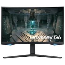Monitor Gamer Samsung Odyssey G6 Curvo 27 LED 2K QHD, 240 Hz, 1ms, HDMI e DisplayPort, HDR, FreeSync Premium - LS27BG650ELXZD
