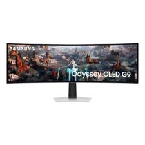 Monitor Gamer Samsung Odyssey OLED G9 49" DQHD, Tela Curva Ultrawide, 240Hz, 0.03ms, HDR10+, HAS, Micro HDMI, DP, USB