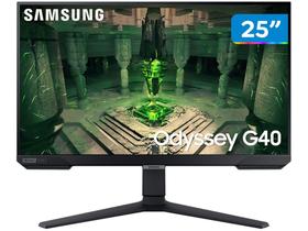 Monitor Gamer Samsung Série G40 Odyssey 25 - Full HD 240Hz 1ms Display Port HDMI FreeSync