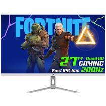 Monitor Gamer SuperFrame Crystal, 27 Pol, RGB, Quad HD, Fast IPS, 1ms, 200Hz, FreeSync/G-Sync, HDMI/DP, Branco, SFCTFW-27200-QHD-PRO Monitor Gamer SuperFrame Crystal, 27 Pol, RGB, Quad HD, Fast IPS, 1ms, 200Hz, FreeSync/G-Sync, HDMI/DP, Branco, SFCTFW-27200-QHD-PRO