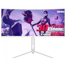 Monitor Gamer SuperFrame Elegance Series Branco 30 pol Curvo UltraWide FHD VA 1ms 200Hz FreeSync HDMI DP SFEF3015