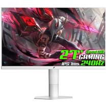 Monitor Gamer SuperFrame Orbit Plus, 27 Pol, Quad HD, 240Hz, IPS, 1ms, 115% sRGB, FreeSync/G-Sync, HDMI/DP, Branco, SFOFW-27240-QHD-PRO