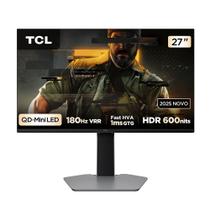 Monitor Gamer TCL 27 Polegadas QLED Mini LED QHD G64 180Hz 1ms (GtG) Freesync HDR 600 nits 27G64 Monitor Gamer TCL 27 Polegadas QLED Mini LED QHD G64 180Hz 1ms (GtG) Freesync HDR 600 nits 27G64