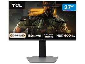 Monitor Gamer TCL 27" QHD MiniLED 180Hz 27G64