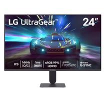 Monitor Gamer UltraGear 24" LG Full HD, 144Hz, 1ms com 15000:1 de Contraste - 24G411A-B