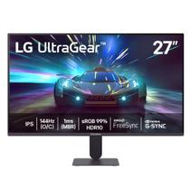 Monitor Gamer UltraGear 27" LG Full HD, 144Hz, 1ms com 15000:1 de Contraste - 27G411A-B