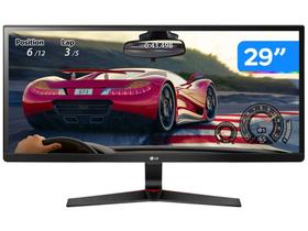 Monitor Gamer Ultrawide 75Hz Full HD 29” LG - 29UM69G-B IPS 1 HDMI 1 DisplayPort 1ms Freesync