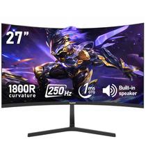 Monitor Gawfolk 27" 250Hz Full HD Curvo com Caixa de Som Monitor Gawfolk 27" 250Hz Full HD Curvo com Caixa de Som