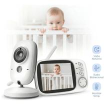 Monitor Infantil Para Bebê Com Câmera Visão Noturna Segurança Total Em Estoque